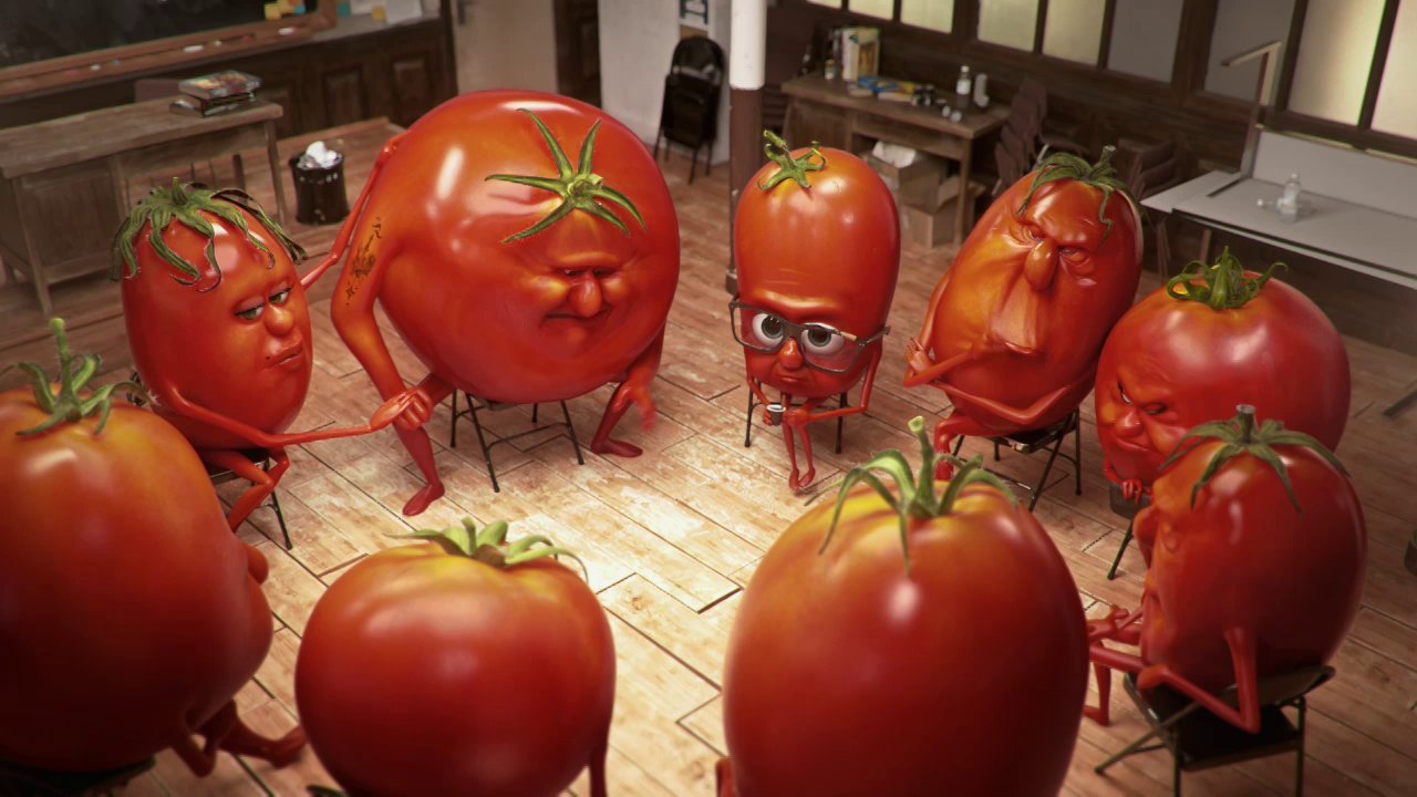 animated tomatoes