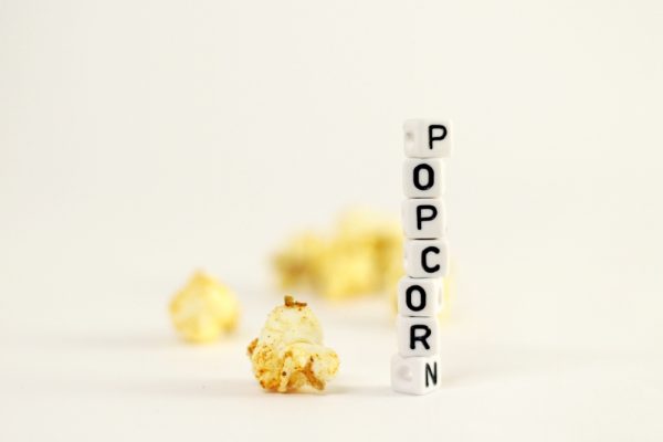 popcorn lettering