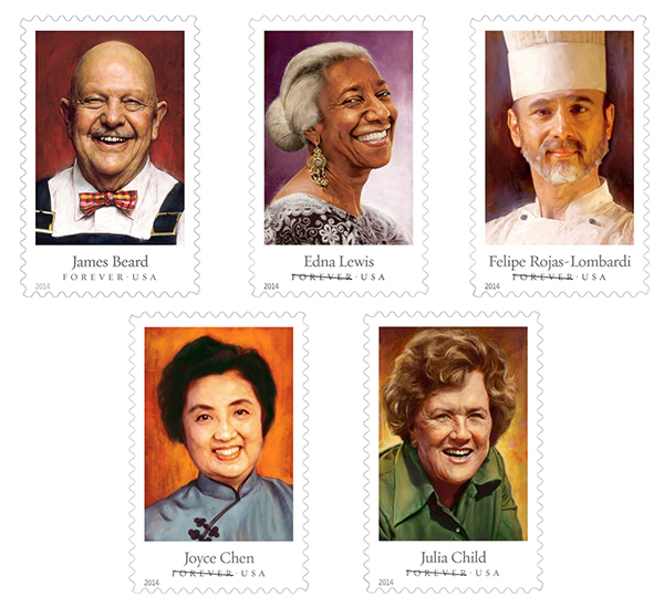 celebrity chef stamps