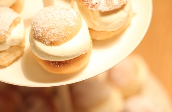 swedish semla close up