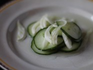 Cucumber and fennel