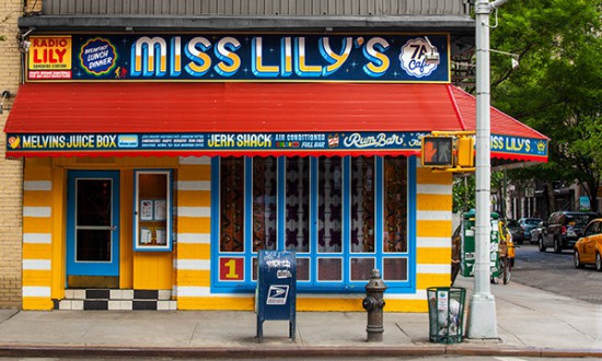 Restaurant Signs for Miss Lilys in New York by Farewell