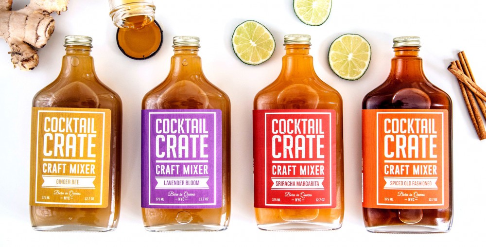 Cool Handmade Cocktail Mixers from Cocktail Crate in Queens, New York