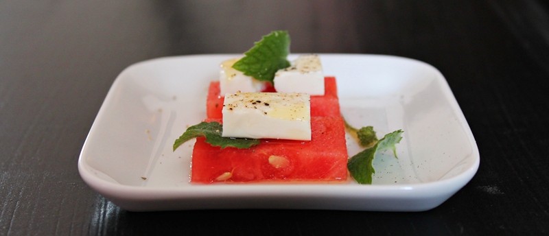 Watermelon and Feta Cheese Tapas Bites, get the recipe at Ateriet.com