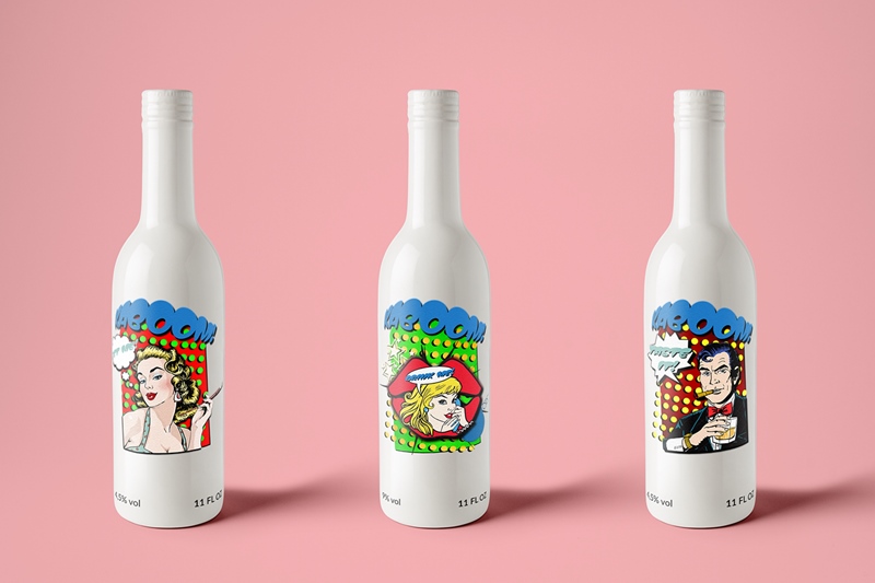 Super Cool Pop Art Beer Bottles AterietAteriet Food Super Cool Pop Art Beer Bottles AterietAteriet Food