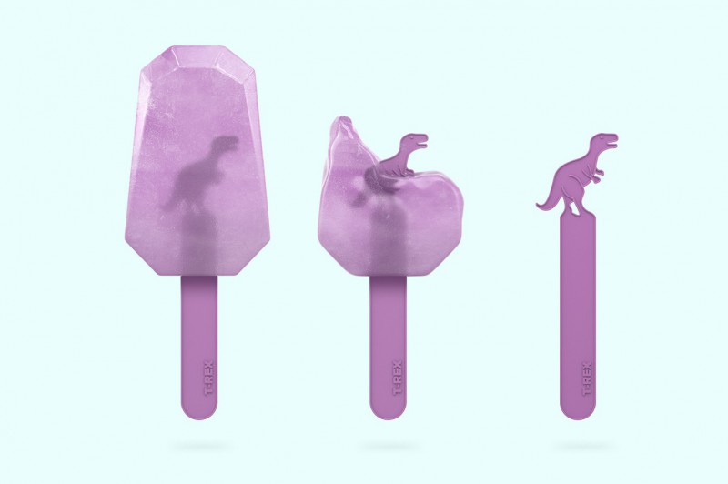 Dinosaur Popsicles inspired by Ice Age