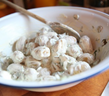 5 Minute Potato Salad - get the recipe here