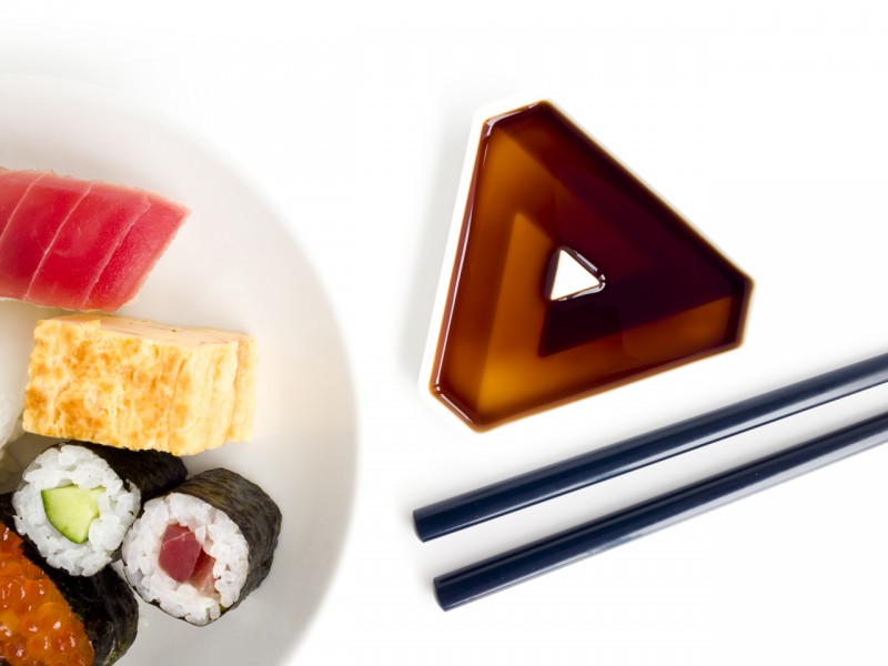 Geometrical Soy Dipping Dishes is A Piece of Art