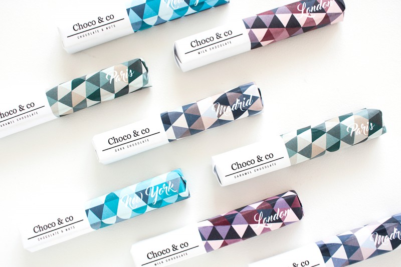 City Inspired Chocolate Packaging for Choco & Co