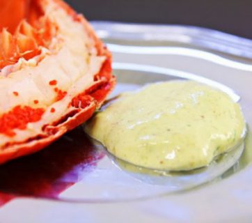 Lobster with Caper Aioli