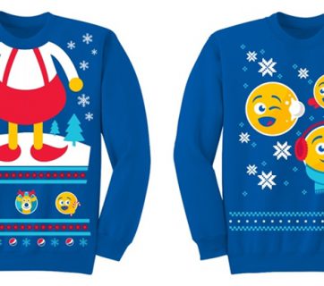 Pepsi Holiday Emoji Collection Comes with Holiday Sweatshirts