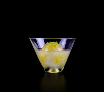 Passion Fruit Ice Drink With Vodka and Lime - A Flavor Changing Drink