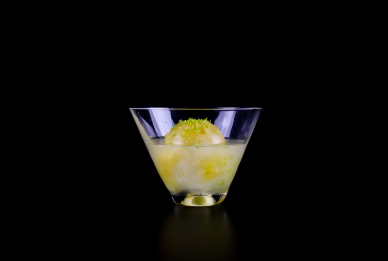 Passion Fruit Ice Drink With Vodka and Lime - A Flavor Changing Drink