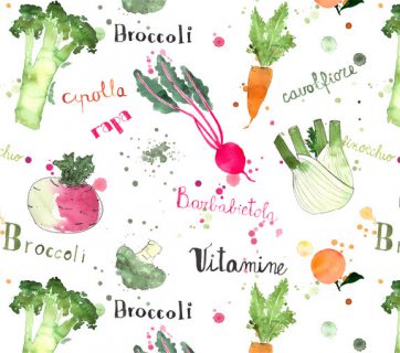 Beautiful Watercolor Food Illustrations by Giorgia Bressan