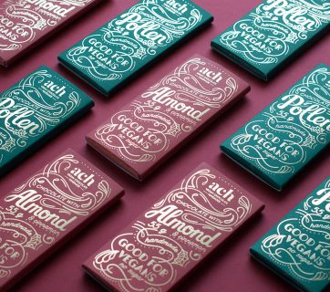 Vegan Chocolate Packaging for ACH Chocolate