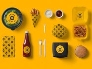 Hamburger Branding and Packaging for Crave Burger