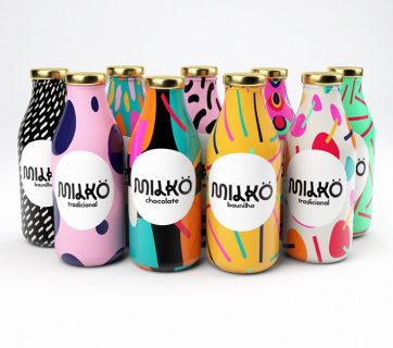 Take A Look At This Colorful Milk Packaging Design