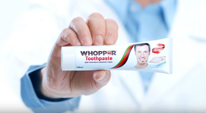 Whopper Toothpaste Is Here And We All Want It, Right?