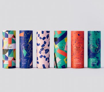 Colorful Tea Packaging Design for NICHE Tea