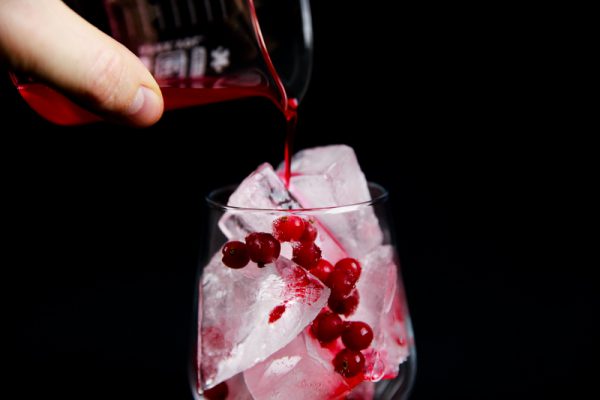 Red Currant Champagne Cobbler - A Great Red Currant Cocktail