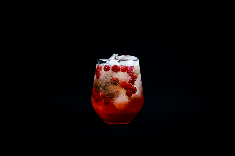 Red Currant Champagne Cobbler - A Great Red Currant Cocktail