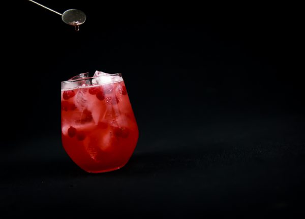 Red Currant Champagne Cobbler - A Great Red Currant Cocktail