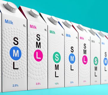 This Braille Milk Packaging Makes Everyone Feel What Type of Milk It Is