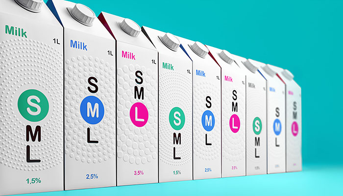This Braille Milk Packaging Makes Everyone Feel What Type of Milk It Is