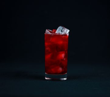 Vodka Raspberry Cocktail With Intense Color and Great Flavor