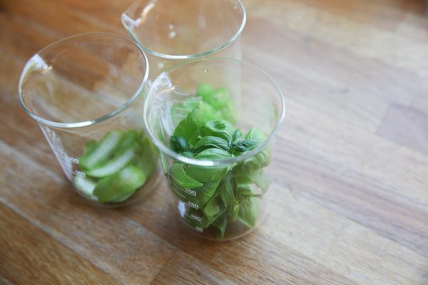 Basil Lemon Cobbler With Gin and Basil Simple Syrup