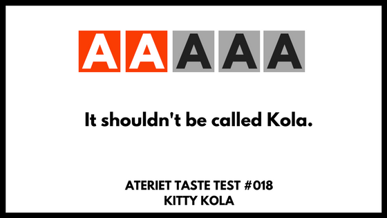 Kitty Kola Taste Test - A Swedish Cola Brought Back From The 1950’s