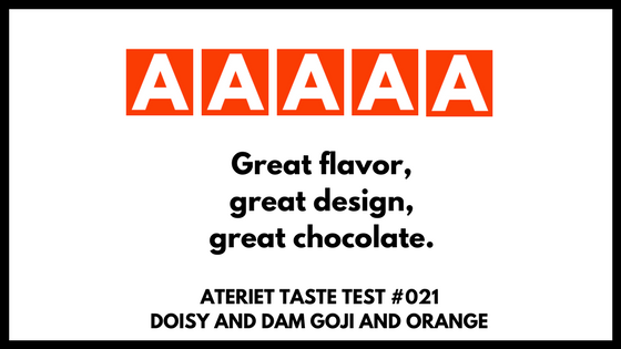Doisy and Dam Taste Test - Goji and Orange