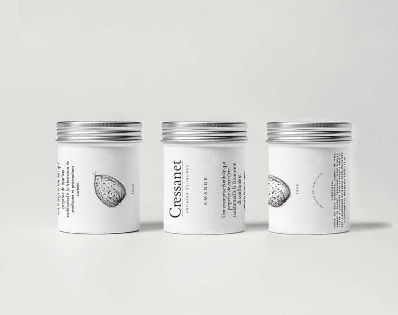 Nut Packaging With Clean Design For Cressanet