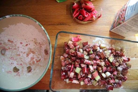 Easy Rhubarb Crumble Pie - You can’t fail this