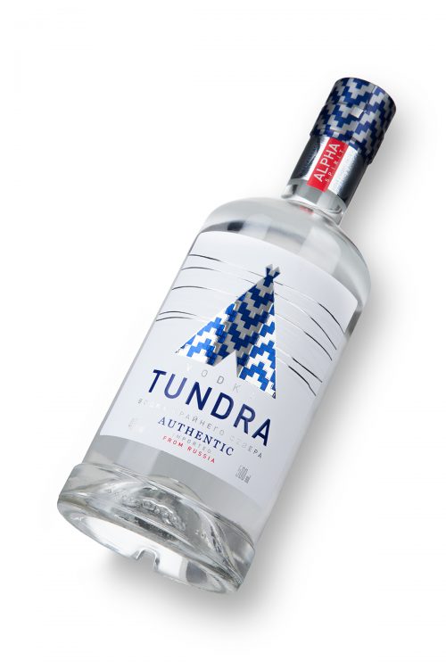 Russian Vodka Packaging Design for Tundra Vodka and Bitters