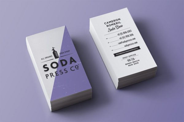 Soda Syrup Packaging Design for Soda Press Co