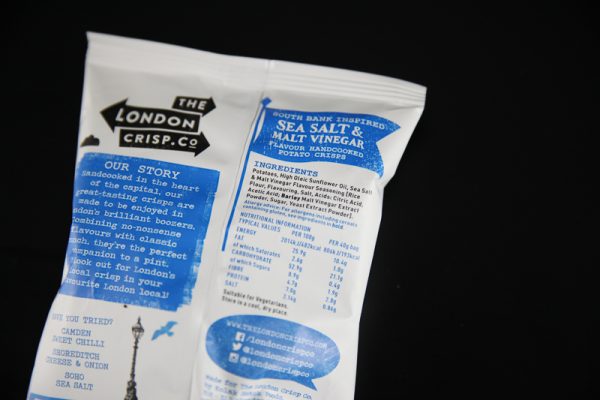 London Crisp Co Taste Test - Salt & Vinegar