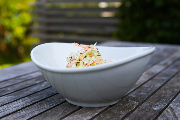 Classic Coleslaw Side Salad with Yogurt and Mayonnaise