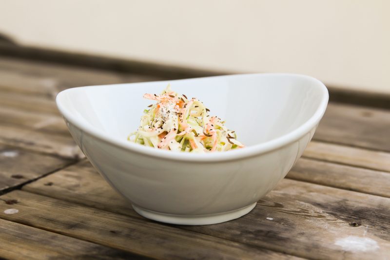 Classic Coleslaw Side Salad with Yogurt and Mayonnaise