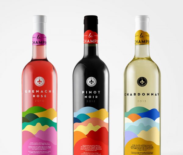 Limited Edition Wine Packaging for Champin