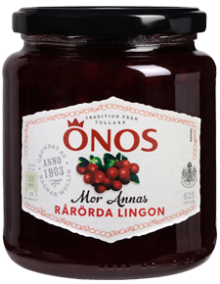 Lingonberry Jam in Jar