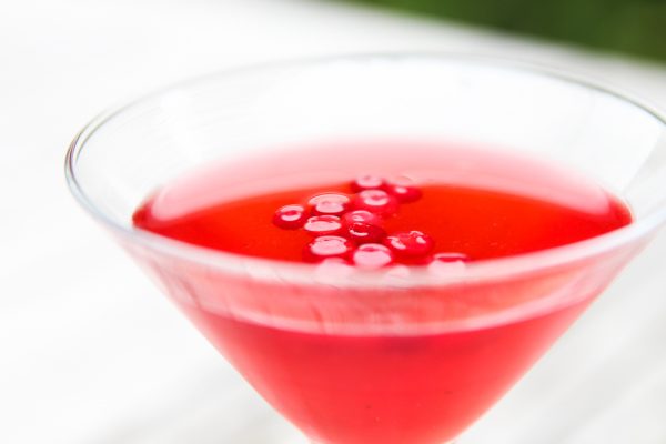 Lingonberry cocktail