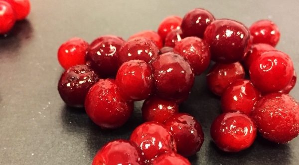 Lingonberry closeup of lingonberries