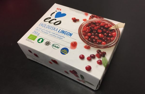 Lingonberry frozen lingonberries