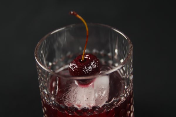 Cherry Old Fashioned with Port Wine & Orange Bitters