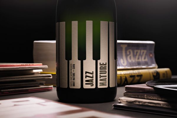 Feel The Swing With This Jazz Wine Bottle