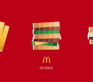 McDonald’s Create Cool Paint Swatch Ads for Quebec's Moving Day
