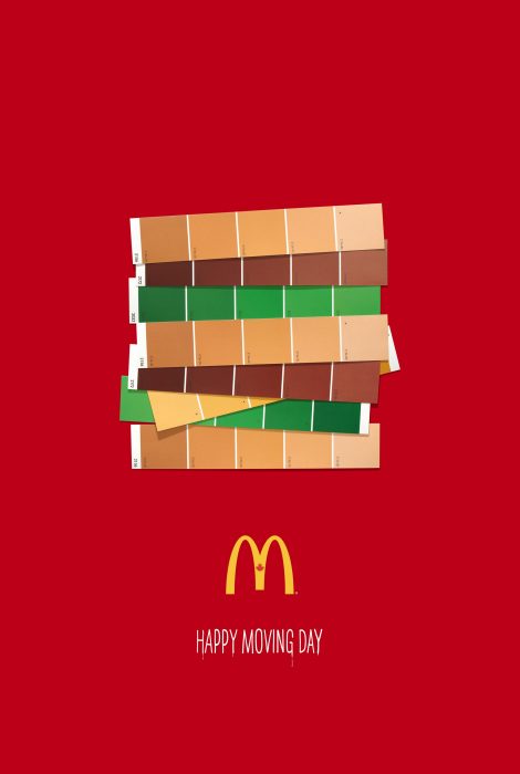 McDonald’s Create Cool Paint Swatch Ads for Quebec's Moving Day