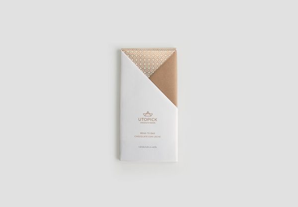 Utopick Chocolate Packaging Made To Look Great with One Simple Twist
