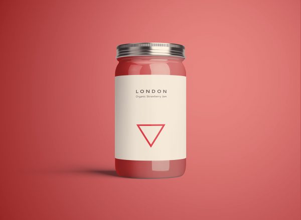 Minimalistic Jam Jar Packaging for London Jam